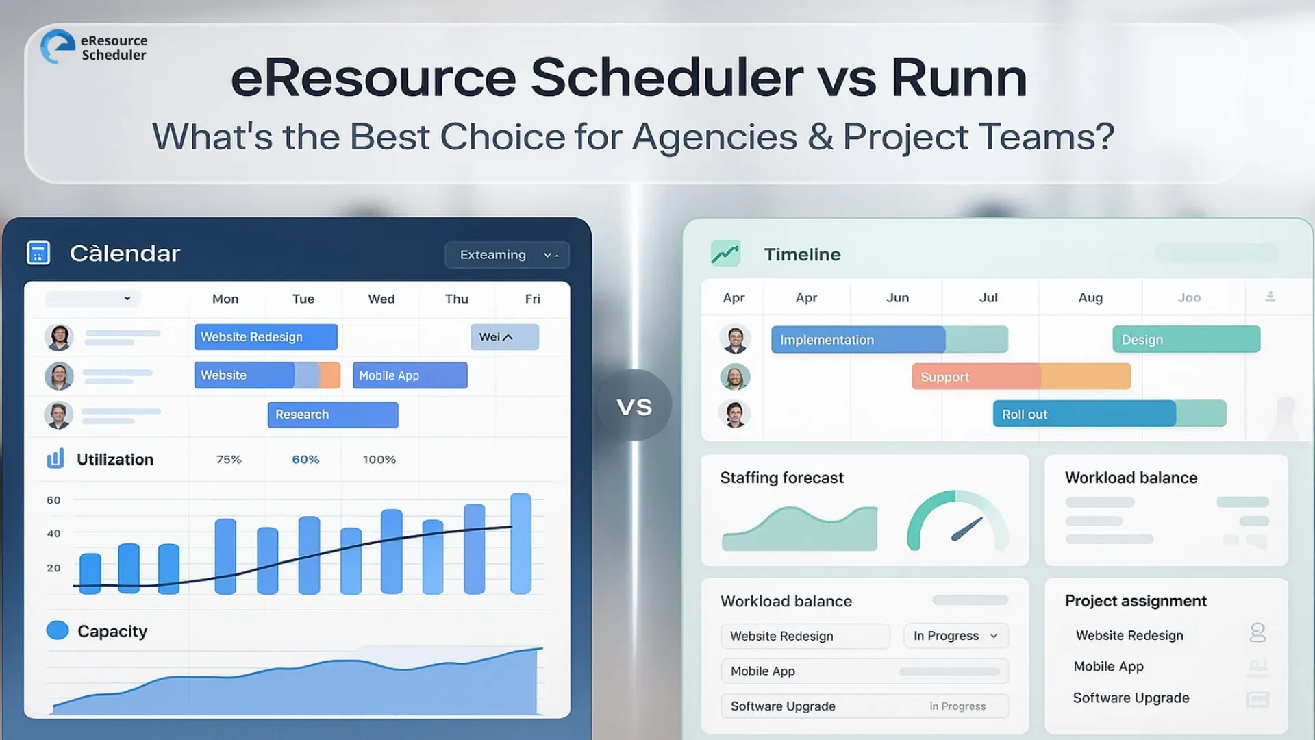 eResource Scheduler vs Runn: Best fit for Agencies & Project Teams