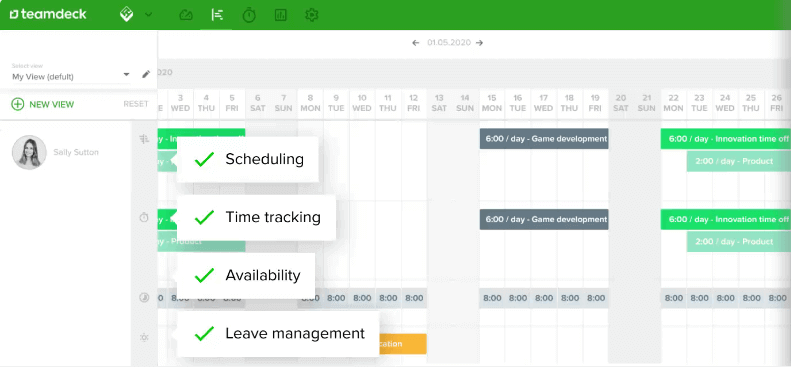 Teamdeck: Resource Booking Interface