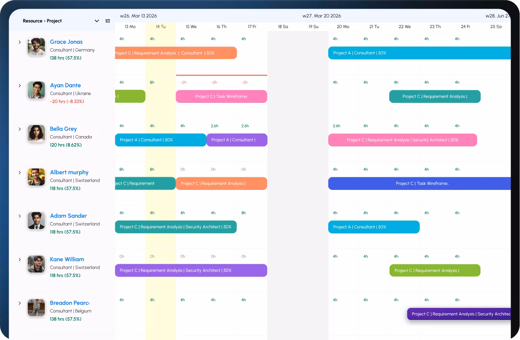 eResource Scheduler desktop application with mobile app overlay